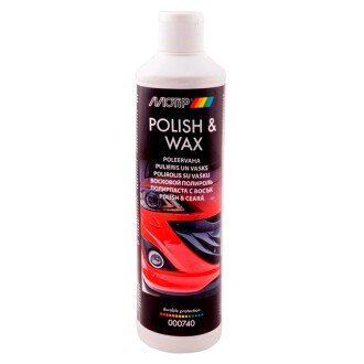 Поліроль восковий для кузова Polish & Wax 500 мл (000740BS) MOTIP MT0047