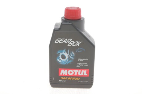 Трансмиссионное масло GearBox GL-4 / 5 80W-90 минеральное 1 л MOTUL 317201 (фото 1)