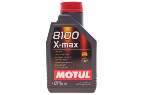 Масло моторное 8100 X-Max 0W-40 (1 л) MOTUL 348201