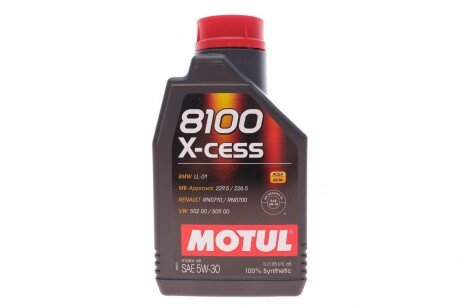 Масло моторное 8100 X-Cess 5W-30 (1 л) MOTUL 368101