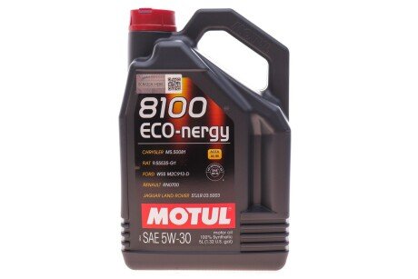 Олива 8100 Eco-nergy 5W30 5 L MOTUL 812306