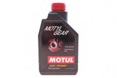 Трансмиссионное масло MotylGear GL-4 / 5 75W-80 полусинтетическое 1 л MOTUL 823401