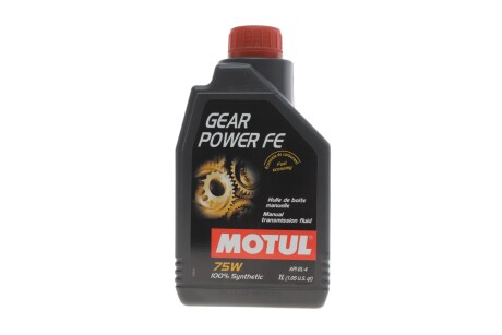 Олива трансмісійна 100% синтетична Gear Power FE 75W 1L MOTUL 823801