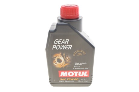 Олія трансмісійна /Gear Power 75W80 1L/111133 MOTUL 823901