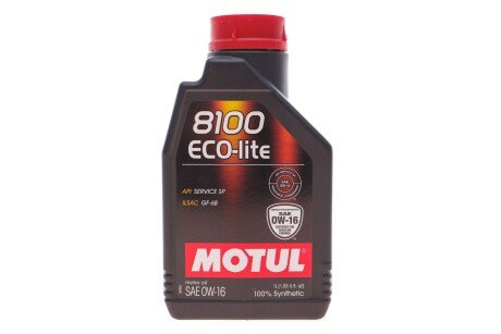 Моторна олива 8100 Eco-Lite 0W-16 1L/110376 MOTUL 841011