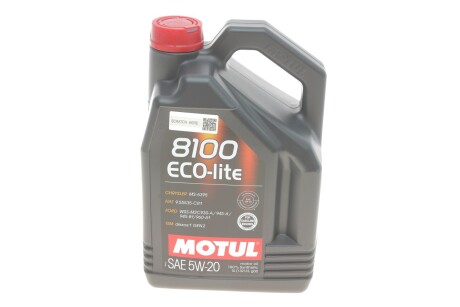 Масло моторное 8100 Eco-Lite 5W-20 (5 л) MOTUL 841451