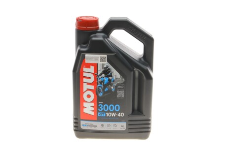 Олива 3000 4T SAE 10W40 (4L) MOTUL 846041 (фото 1)