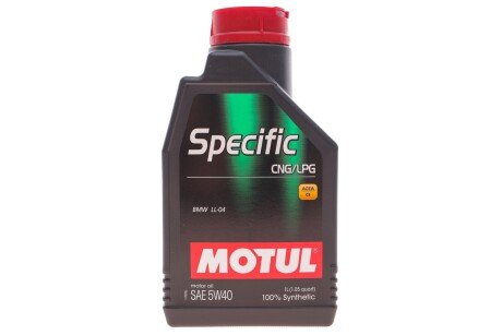 Масло моторное Specific CNG/LPG 5W-40 (1 л) MOTUL 854011