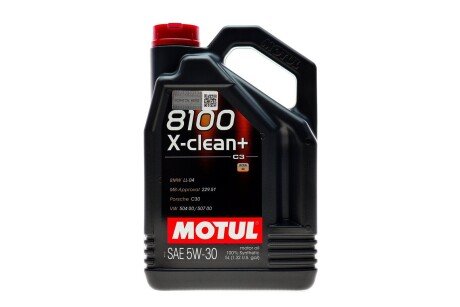 Олива 8100 X-clean + 5W30 5 L MOTUL 854751 (фото 1)