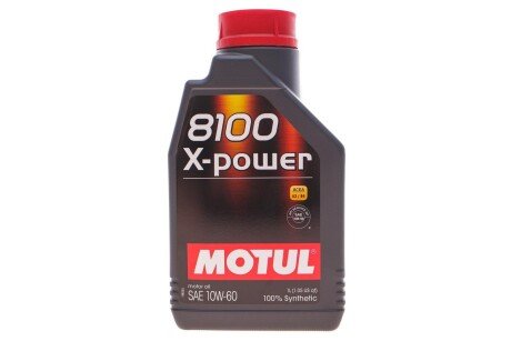 Олива моторна 8100 X-power SAE 10W60 1 L MOTUL 854811