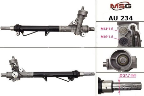 Рулевая рейка с ХПК новая Audi A4 04-08, Audi A4 00-06 MSG AU234