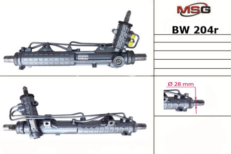 Рулевая рейка с ХПК восстановлена BMW 3 E36 93-99 MSG BW204R