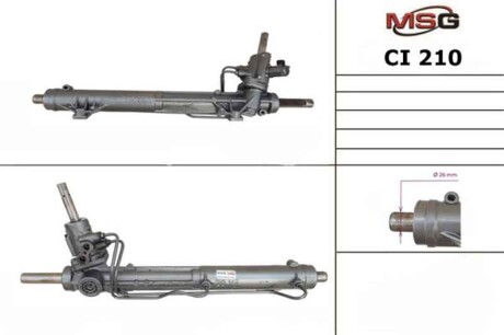 Рульова рейка з ГПК відновлена Citroen C5 01-08 MSG CI210R