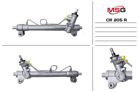 Рульова рейка з ГУР відновлена Opel Antara 06-15, Chevrolet Captiva 06-11 MSG CR205R