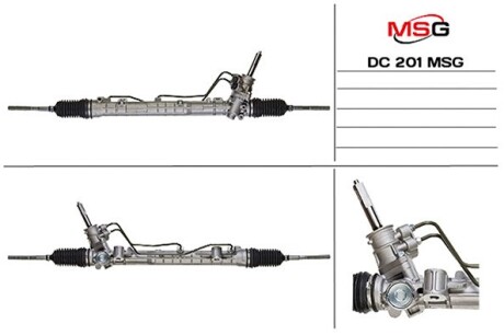 Рулевая рейка с ХПК новая Renault Logan 04-13, Renault Sandero 07-13, Dacia Logan 04-12 MSG DC201