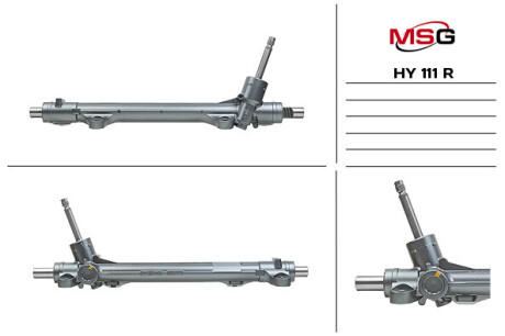 Рулевая рейка без ГПК восстановлена Hyundai i-30 12-17, Kia Cerato 12-18, Kia Ceed 12-19 MSG HY111R