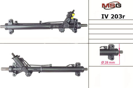 Рульова рейка з ГУР відновлена Iveco Daily E3 99-06 MSG IV203R