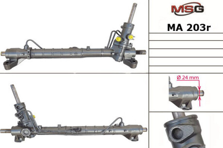 Рулевая рейка с ХПК восстановлена Mazda 5 05-10, Mazda 3 03-09 MSG MA203R