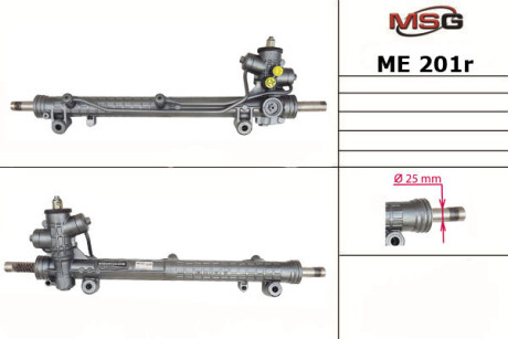 Рульова рейка з ГУР відновлена Mercedes-Benz Vaneo 01-05, Mercedes-Benz A-Class W168 97-04 MSG ME201R