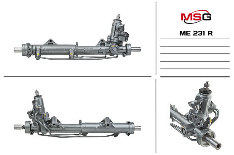 Рулевая рейка с ХПК восстановлена Mercedes-Benz E-Class W207 09-16, Mercedes-Benz C-Class W204 07-14, Mercedes-Benz CLK W209 02-10 MSG ME231R