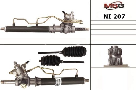 Рульова рейка з ГПК нова Nissan Maxima A32 94-00, Samsung SM5 98-05, Samsung SM5 94-05 MSG NI207 (фото 1)