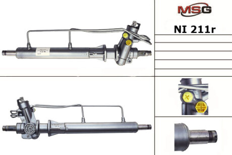 Рульова рейка з ГПК відновлена Nissan Primera P11 96-02 MSG NI211R (фото 1)