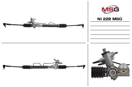 Рулевая рейка с ХПК новая Nissan Almera Classic N17 06-12 MSG NI228