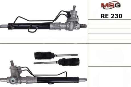 Рульова рейка з ГПК нова Renault Clio II 98-05, Renault Kangoo 97-07, Nissan Kubistar 03-08 MSG RE230