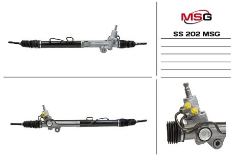 Рулевая рейка с ХПК новая SsangYong Rexton 01-06, SsangYong Actyon 06-11, SsangYong Kyron 05-11 MSG SS202