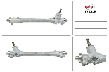 Рулевая рейка без ГПК восстановлена Toyota Prius 09-17 MSG TY131R