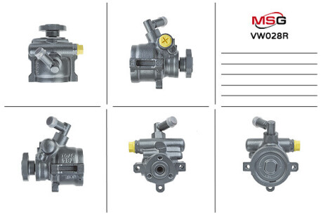 Насос ГПК відновлений VW Golf III 91-98, SEAT Ibiza 93-02, SEAT Toledo I 91-99 MSG VW028R (фото 1)