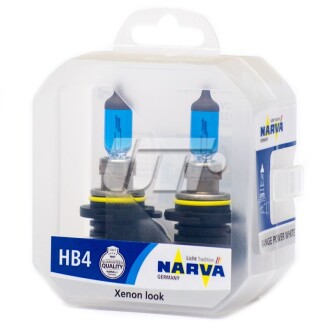 Лампа накаливания TWIN SET HB4 12V 55W RANGE POWER WHITE (выр-во) NARVA 48626S2