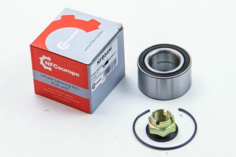 Подшипник ступицы перед. Renault Clio 91-04/R19 88-96/Rapid 86-98/Twingo 96- NFC EUROPE NFB5496