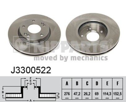 NIPPARTS J3300522 (фото 1)