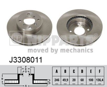 NIPPARTS J3308011