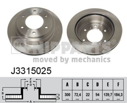 NIPPARTS J3315025 (фото 1)