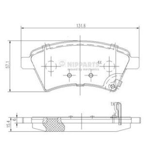 NIPPARTS J3608028 (фото 1)