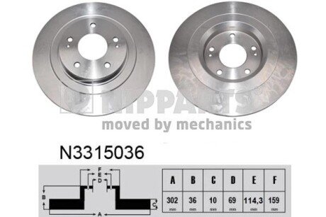 NIPPARTS N3315036