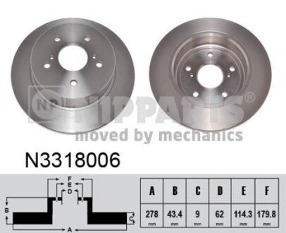 NIPPARTS N3318006