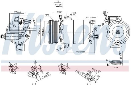 Компрессор кондиционера NISSENS 890794