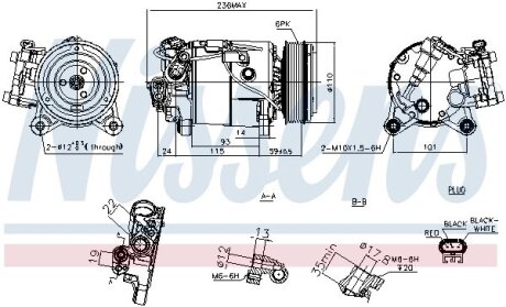 Компрессор кондиционера NISSENS 891019