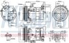 Компрессор кондиционера First Fit NISSENS 89396 (фото 5)