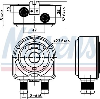 Масляный радиатор NISSENS 91295