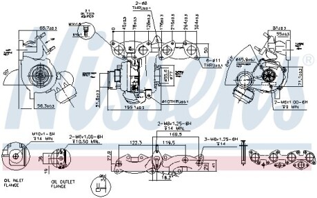 Турбіна SKODA SUPERB II (3T) (08-) 2.0 TDi NISSENS 93135