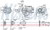 Турбіна SKODA OCTAVIA I TOUR (1U) (04-) 1.9 TDi NISSENS 93219 (фото 6)