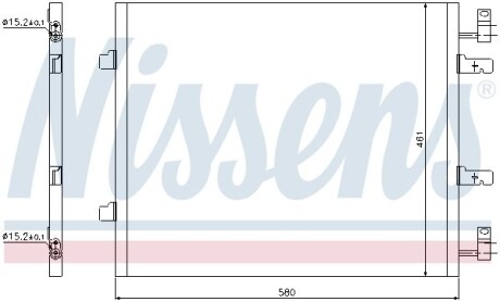 Конденсер кондиціонера NISSENS 940147