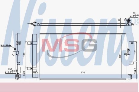 Радиатор кондиционера VAG (выр-во) NISSENS 940453