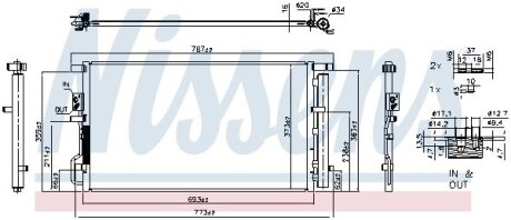 Радиатор кондиционера NISSENS 940939