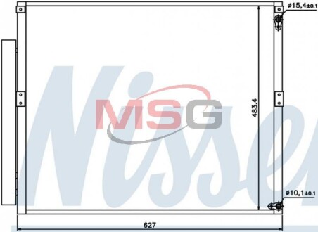 Конденсер кондиционера NISSENS 94919