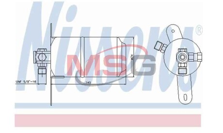 Осушувач кондиціонера NISSENS 95025